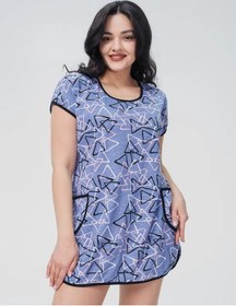 Resim Moonshine Glamur V Tunik Büyük Beden 385094770 Leylak 