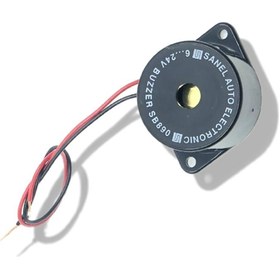 Resim Sanel SB890 Sesli Buzzer Kapı İkaz 6V /12V /24V Sürekli Ses 