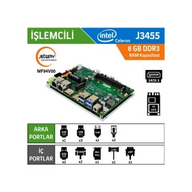 Resim Mf94v00 Intel Celeron J3455 Fansız Endüstriyel 3.5\" Anakart-115637 