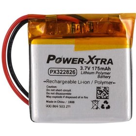 Resim Power-Xtra PX322826 3.7V 175 Mah Lityum Polimer Pil PCM devreli 