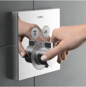Resim Hansgrohe Showerselect 2 Fonksiyonlu Termostatik Ankastre Duş Bataryası 