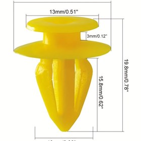 Resim 50 adet Evrensel Gösterge Paneli Kapak Klipsi for AUDI A3 A6 A8 R8 TT için for ford T4 T5 için for galaxy Sharan için for VOLKSWAGEN Polo Classic için Passat Golf için for NISSAN için for RENAULT için LAND için for rover için for BUICK için for CHEVROLET için for JAGUAR OEM:7M0867299K 1008068 