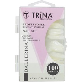Resim Trina Takma Tırnak 100 ‘lü Kutulu ( Ballerina ) -05 