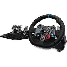 Resim Logitech G29 Direksiyon Seti – PS5, PS4, PS3 ve PC Uyumlu | Force Feedback, Debriyajlı Pedal Seti 
