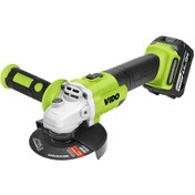 Resim Vıdo Wd040520210 Profesyonel 115 MM Akülü Kömürsüz Motor 21 Volt Lion Avuç Taşlama Makinesi 