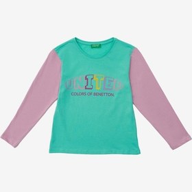 Resim United Colors Of Benetton Kız Çocuk Sweatshirt Pembe 