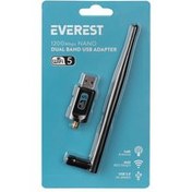 Resim Everest EWN-AC1200 2T2R 1200Mbps 2.4GHz-5GHz Wifi USB3.0 Kablosuz Adaptör Everest EWN-AC1200 2T2R 1200Mbps 2.4GHz-5GHz Wifi USB3.0 Kablosuz Adaptör