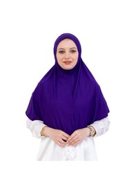 Resim Modish Group Tek Parça Hazır Başörtüsü Türban Şal Kolay Takılan Uzun Şal Viskon Mor 