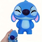 Resim Disney Stitch Yavaş Yansımış Kauçuk Köpek Oyuncağı - Deformasyona Uğramayan Çiğneme Direnci Tasarımı, Mavi Alien Yeşil Gözler Yumuşak Kumaş, Tüm Köpek Irkları İçin Uygun Etkileşimli Çiğneme Oyuncağı, Evcil Hayvan Severler İçin Mükemmel Hediye, Evcil Hayvan Aksesuarları İçin Eğlenceli, Sağlam Yapı, Yüksek Kaliteli Kumaş, Yavru Eğitiminde Temel 