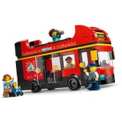 Resim Lego City Kırmızı İki Katlı Gezi Otobüsü 60407 