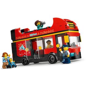 Resim Lego City Kırmızı İki Katlı Gezi Otobüsü 60407 