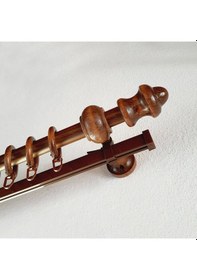 Resim Rustik Perde Askısı İçin Alüminyum Ray (Tekli Korniş) (277829912) 
