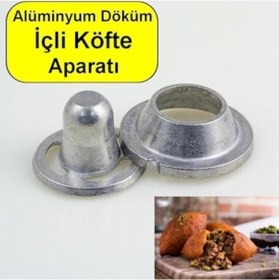 Resim Içli Köfte Yapma Aparatı Kıyma Makinası Metal 10 Ve 12 No Için 