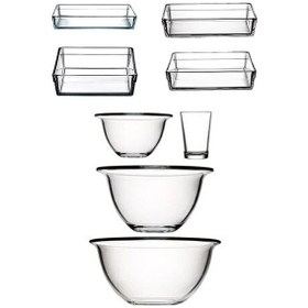 Resim Paşabahçe Arda Türkmen Hazırlık Kasesi - Premium Borcam Seti 8 Parça 