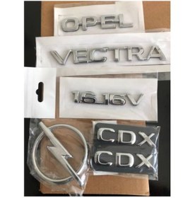 Resim Opel Vectra 16.16V ( Cdx Yazı 2 Adet)Bagaj Yazısı Arka Bagaj Arma 