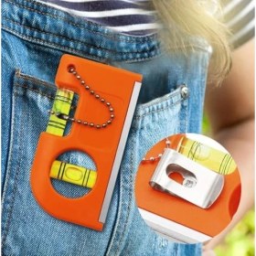 Resim Daisy Home Cep Tipi Mini Su Terazisi Kırmızı Mıknatıslı Su Terazisi 