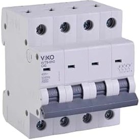 Resim 4VTB-4C40 Otomatik Sigorta 4,5ka C Tipi 4 Kutup 40A 