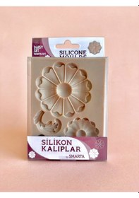 Resim Smarta Silikon Epoksi Ve Polimer Kil Kalıbı Daısy Set 