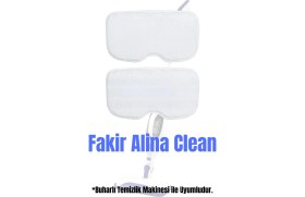 Resim Özbience Buharlı Temizleyici Yedek Yer Başlığı 2'li, Beyaz, Pratik ve Güçlü Temizlik Seti 