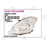Resim DEPO 218-1151L-LD-EM Ön Far Sol Suzuki Swift 11- 