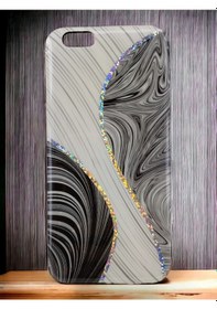 Resim Apple Uyumlu iPhone 6/6s Mermer Desenli Silikon Kılıf 