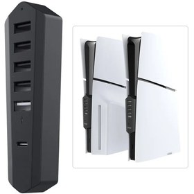 Resim Ps5 Slim USB Çoklayıcı Hub Adaptör 6in1 
