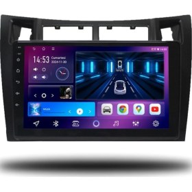 Resim Cartech Q101784 Toyota Yaris 2005 2011 6 GB Ram 64 GB Hafıza QLED Ekran Carplay Android Multimedya Teyp 