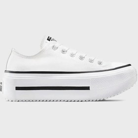 Resim Converse Bayan Ayakkabı A15491c 102 Beyaz-siyah Beyaz-siyah Beyaz - Siyah 