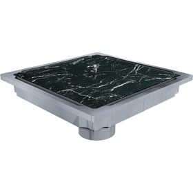 Resim Profil Al Paslanmaz Çelik Kare Duş Kanalı ve Yer Süzgeci 20 x 20 cm 