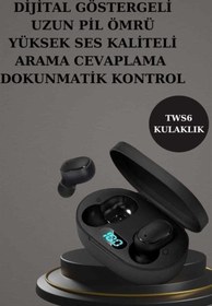 Resim teknodayım Nabız Ölçer Hediye Bileklikli Akıllı Saat ve Dijital Göstergeli Bluetooth Kulaklık Çoklu Şarj Girişi 