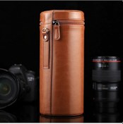 Resim Rogfer Dslr Kamera Lensi İçin Ekstra Büyük Lens Kılıfı Fermuarlı Pu Deri Kılıf Kutusu, Boyut: 24.5 10.5 10.5cm Kahverengi Diğer Diğer 