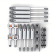 Resim 24 adet/Lot Teknik 15L Lineer Aktüatör Uzun 61927 MOC Yapı Blokları Tuğlalar 61904 61905 92693 Parçalar DIY Yedek Toplu Parça Oyuncaklar 