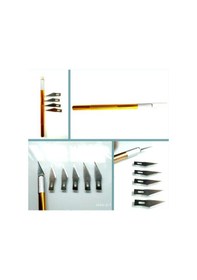 Resim Omeniv Gold Maket Bıçağı ve Yedek Bıçak Seti 