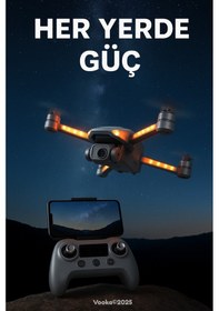 Resim R22 Ultra Drone Hd Kamera Motor Uzaktan Kumandalı Katlanabilir Akıllı Drone Görüntü 