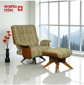 Resim Smarto Relax Tv Koltuğu Genova Eleganza Ergonomik Döner Mekanizma Kadife/şönil Çok Renkli Yesil 