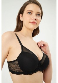 Resim Pierre Cardin Eros 300 Siyah Venüs Toparlayıcı Balenli Tek Sütyen siyah 