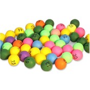 Resim Yaozixa 50 Adet Numaralı 1-50 Abs Tenis Topu Seti - Çekiliş, Bingo Ve Oyun Geçitleri İçin - Karışık Renk 