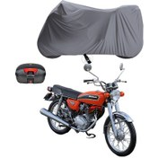 Resim Honda CG 125 ÇANTALI MOTOSİKLET BRANDA SU GEÇİRMEZ TOPCASE UYUMLU MOTOR BRANDA 