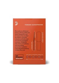 Resim Rico Rka1025 Orange Box Tenor Saksafon Kamışı No: 2.5 Orta Seviye/eğitim - 10'lu Paket Standart Kesim, Kolay Çalım Ve Ekonomik Kutu 