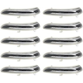 Resim Peugeot 208 İçin Dikiz Aynası Sinyal Lambası Mercek Kapağı - 5 Parça 