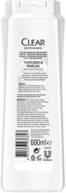 Resim Clear Besleyici Şampuan Kepeğe Karşı Etkili Yumuşak ve Parlak Saçlar 600 ml (3 paketi) 