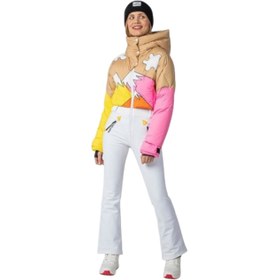 Resim Rossignol Sublim Down Overall Kadın Beyaz Kayak Tulumu 