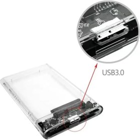 Resim Concord C703 USB 3.0 Şeffaf Kasa Hardisk Kutusu 2.5 Inç Sata/hdd/ssd Uyumlu 