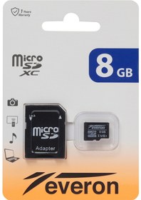 Resim 8GB Micro SD Hafıza Kartı Adaptörlü 