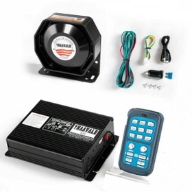 Resim C9 Profesyonel Mikrofonlu Kumandalı Metal Ince Siren 200w 