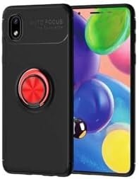 Resim Zipax Samsung Galaxy A01 Core İle Uyumlu Kılıf Ravel Yüzüklü Standlı Silikon Kapak Siyah,RSmA0Core294900955GgRkRnk 