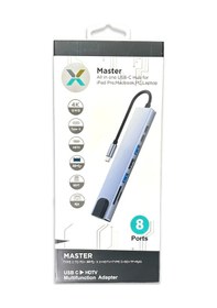 Resim Dxim Dhu0005 All In One USB-Type-C Hub For iPad Pro - Apple Uyumlu MacBook - PC 