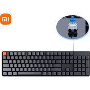 Resim Springsun Klavye Xiaomi Kablolu Mekanik Klavye 104 Tuş Masaüstü Bilgisayar Dizüstü Ofis Oyun Oyuncu Klavyeleri 