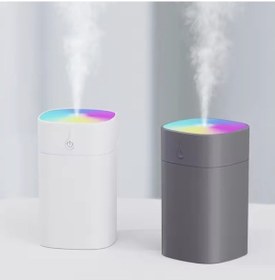Resim Led Işıklı Ultrasonik Hava Nemlendirici 400 Ml Sessiz Usb Aromaterapi Humidifier Ev Ofis Araç 