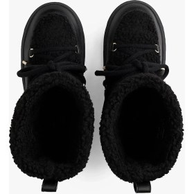 Resim Tommy Hilfiger FAUX SHEARLING SNOWBOOT Siyah Kadın Kar Botu 